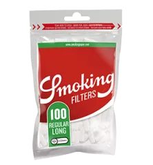 Smoking Filter Regular Long - Ø8mm 100 pcs
