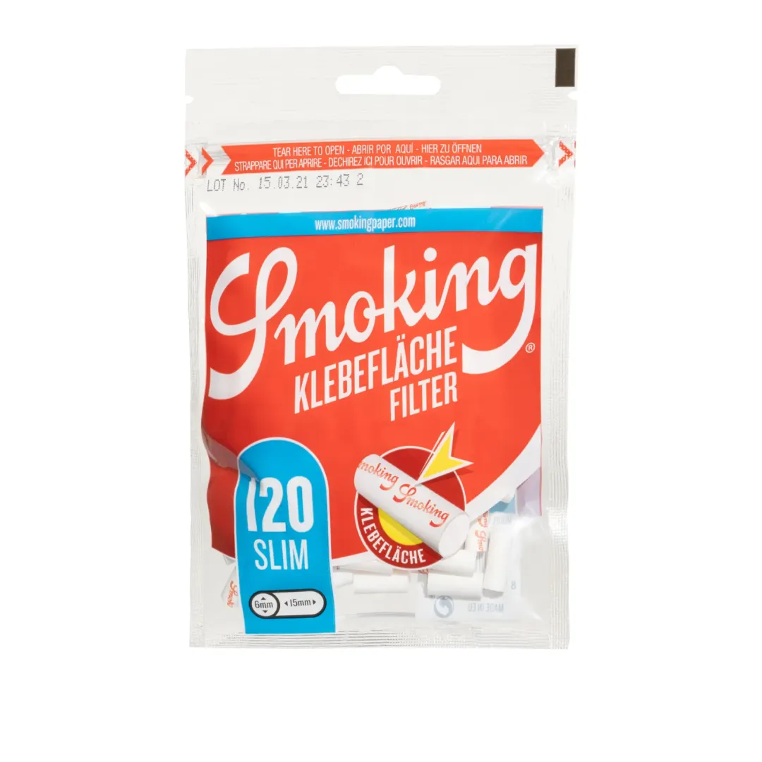 Smoking Filter Klassisch Gummiert Ø6mm 120 Stk