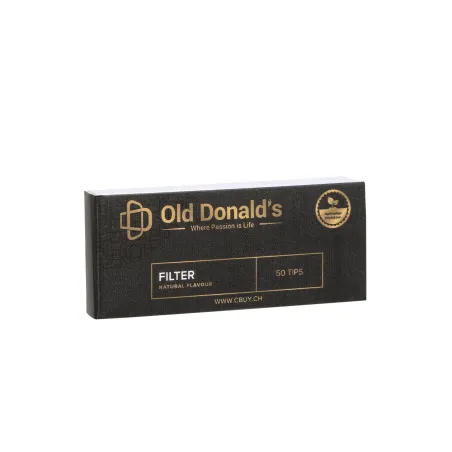 Old Donald's Organic Hemp Filter - Box of 50