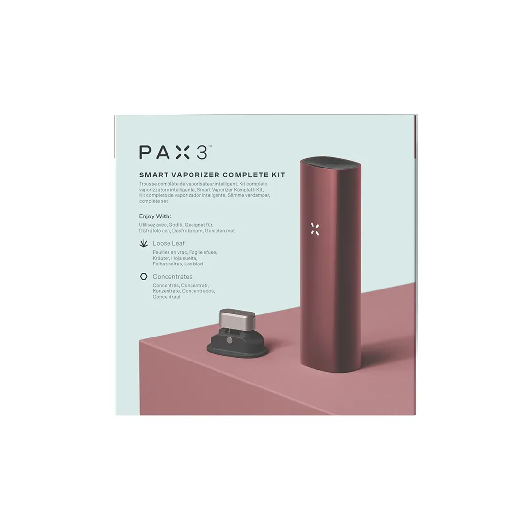 PAX 3.5 Vaporizer Complete - BURGUNDY