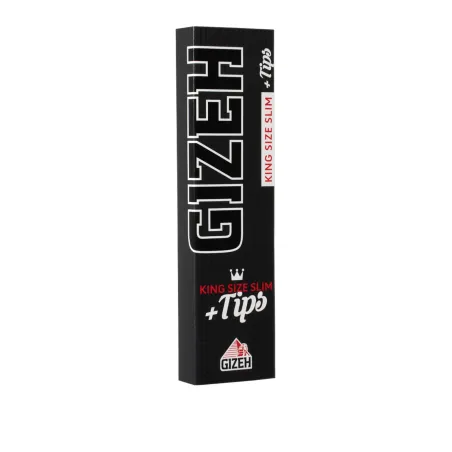 Gizeh Black King Size Slim Paper and Tips