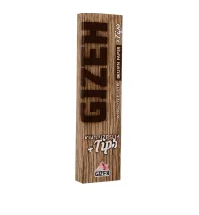 Gizeh Brown Paper King Size Slim und Tips