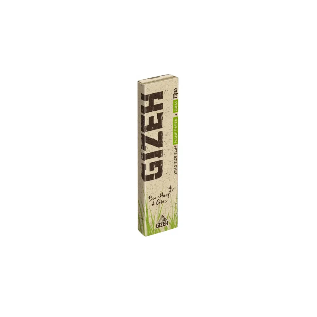 Gizeh Hanf & Gras Paper King Size Slim und Tips