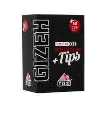 Gizeh Black Rolls Slim 5m and Tips