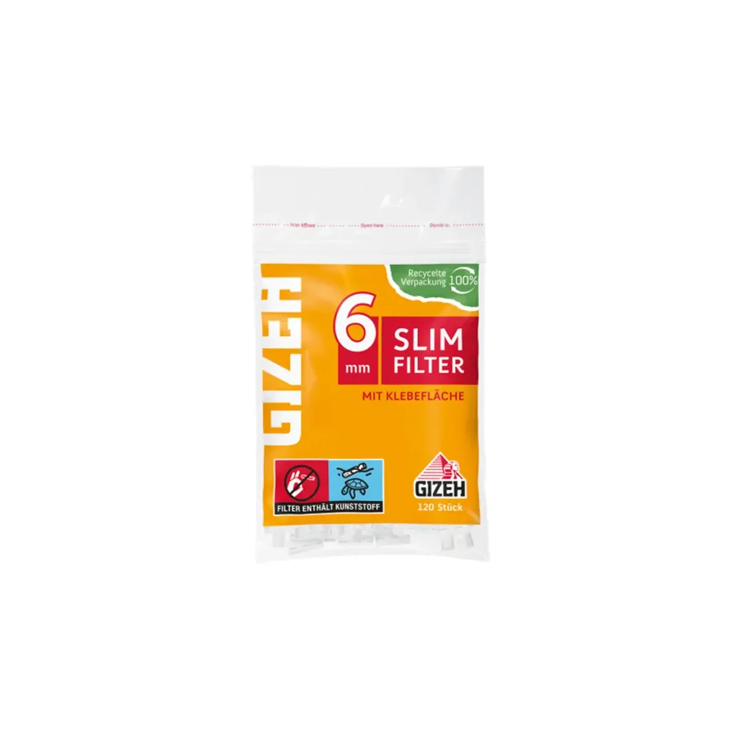 Gizeh Slim Filter Ø6mm 120 pcs