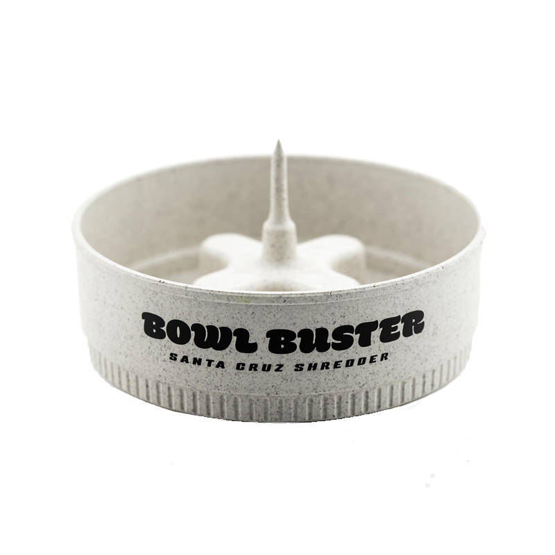 Santa Cruz Bowl Buster Ashtray White