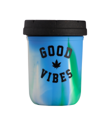 RE:Stash Mason Jar Ocean Tie-Dye Good Vibes 8oz