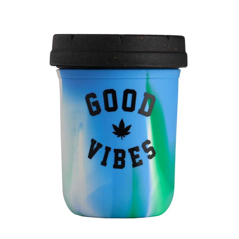 RE:Stash Mason Jar Ocean Tie-Dye Good Vibes 8oz