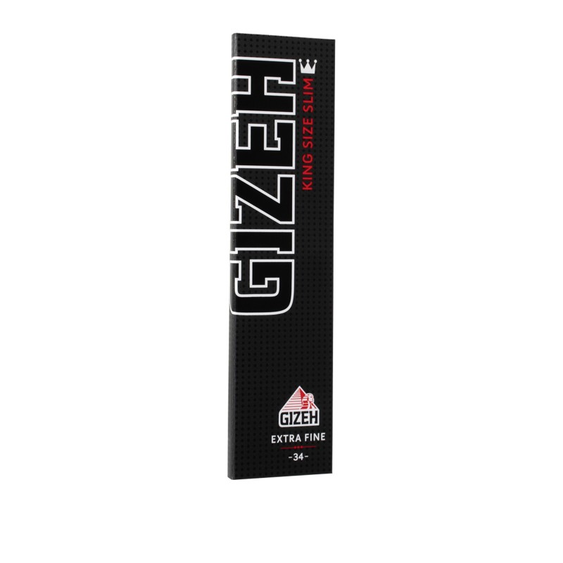 GIZEH Black King Size Slim Paper