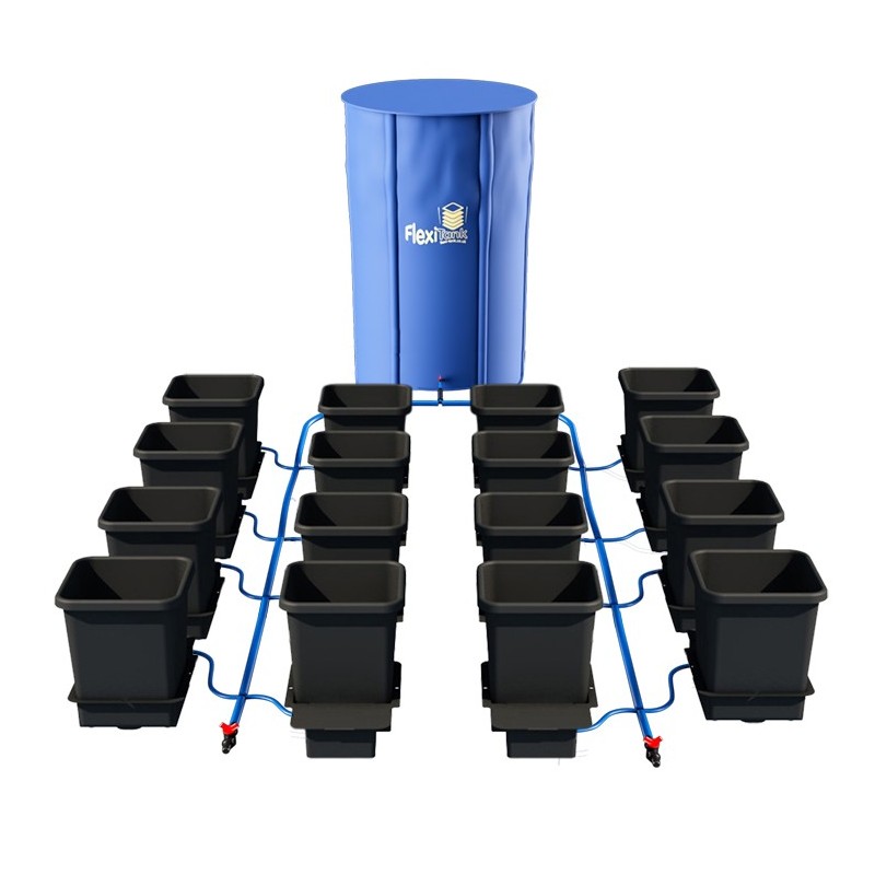 AutoPot 1Pot System mit 16x 15L Töpfen und 225L Tank