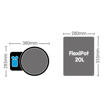 AutoPot FlexiPotXL 1 system with 20L FlexiPot and 47L tank