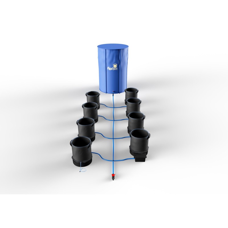 AutoPot FlexiPotXL 8 system with 20L FlexiPot and 100L tank