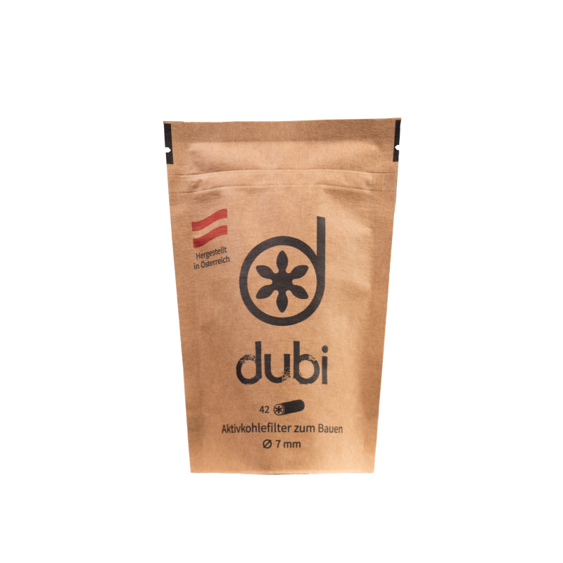 Dubi SuperFlow Aktivkohlefilter - Ø7mm 42 Stk