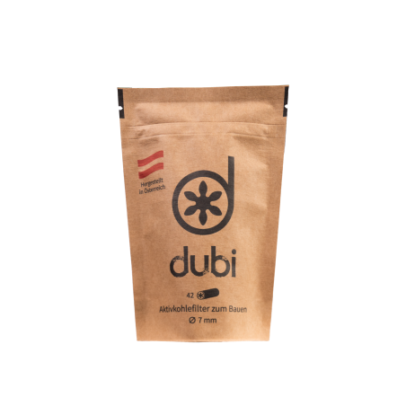 Dubi SuperFlow Aktivkohlefilter - Ø7mm 42 Stk