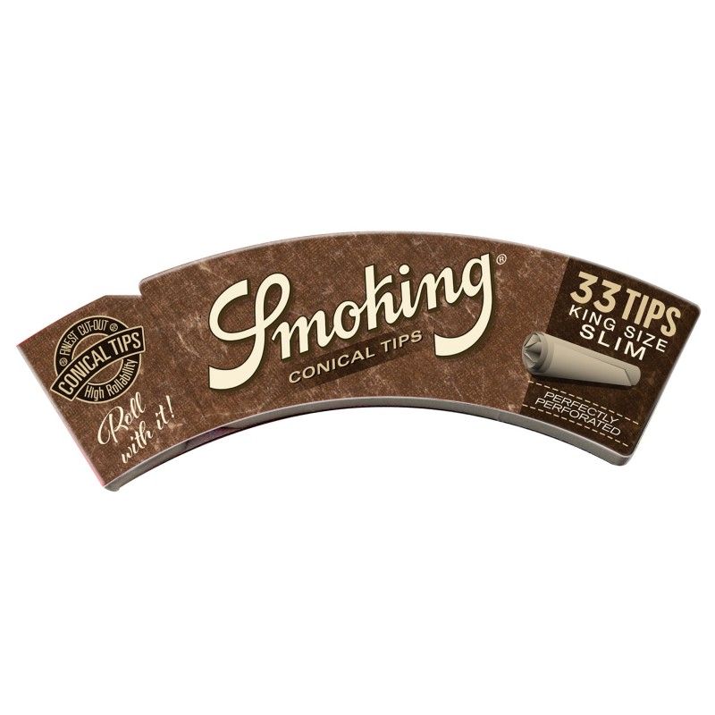 Smoking Brown King Size Slim Konische Tips