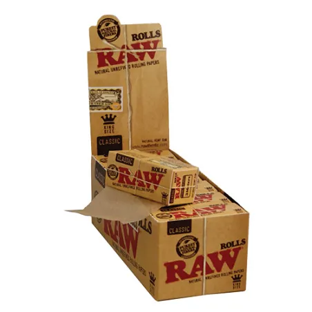 RAW Classic Kingsize Rolls - Box of 12