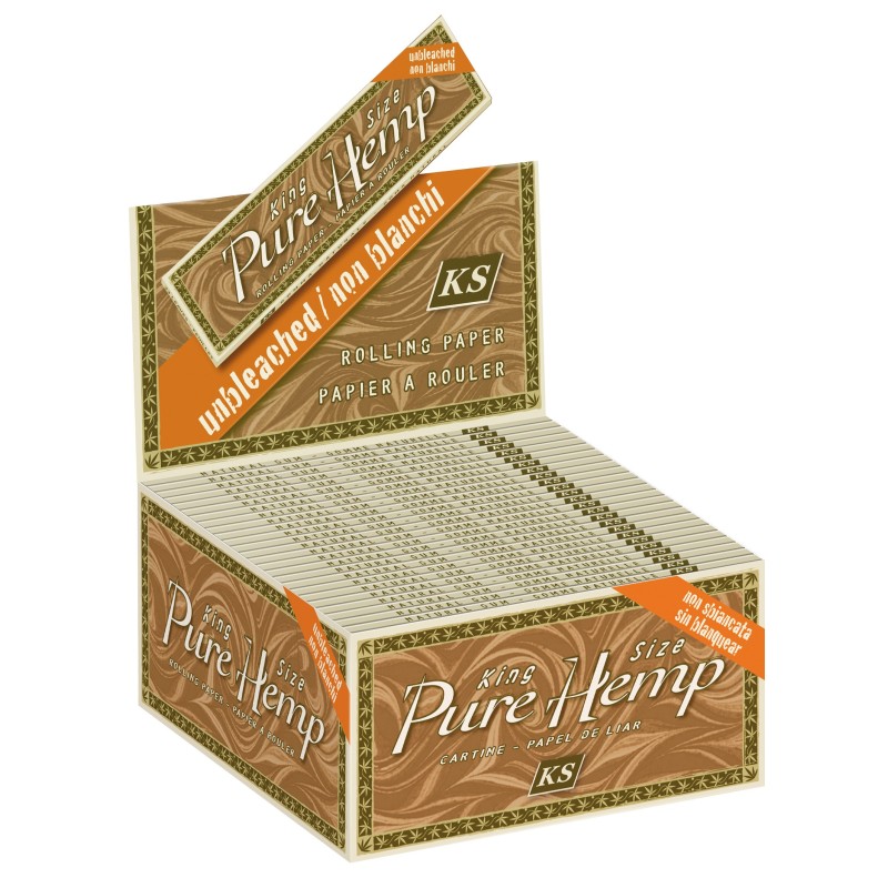 Pure Hemp Paper King Size unbleached - 50er Box