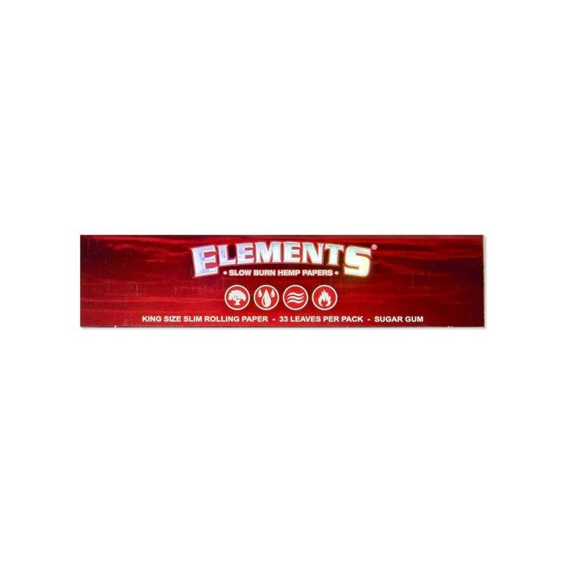 Elements RED Paper King Size Slim Slow Burn