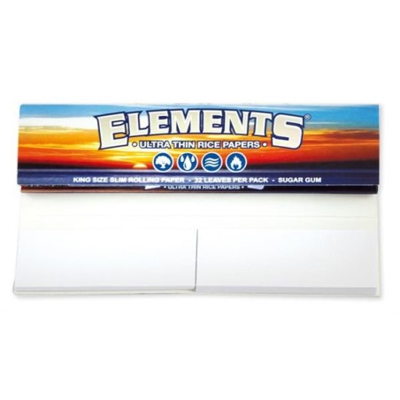 Elements Connoisseur Paper and Tips King Size Slim Ultra Thin