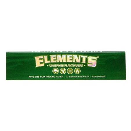 Elements Green Paper King Size Slim 50er Box