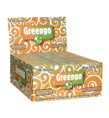 Greengo Paper King Size Slim unbleached 50er Box