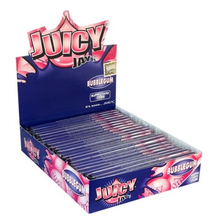 Juicy Jays Paper King Size Slim Bubblegum 24er Box