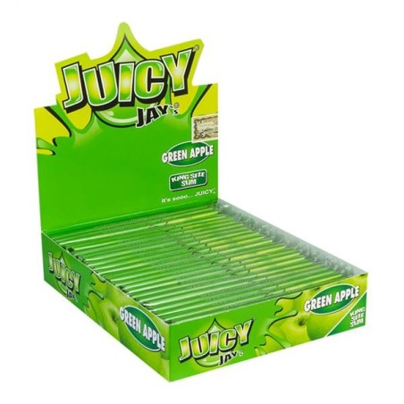 Juicy Jays Paper King Size Slim Green Apple 24er Box