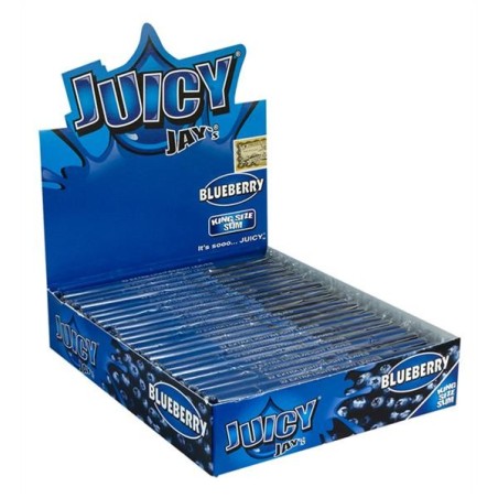 Juicy Jays Paper King Size Slim Blueberry 24er Box