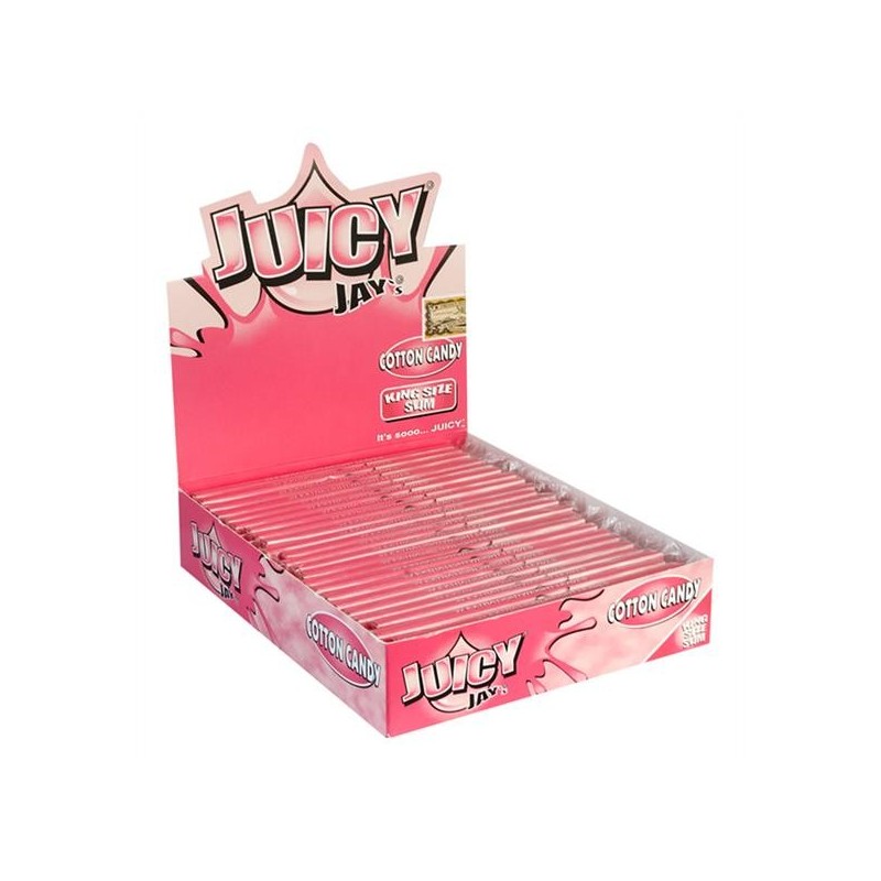 Juicy Jays Paper King Size Slim Cotton Candy 24er Box