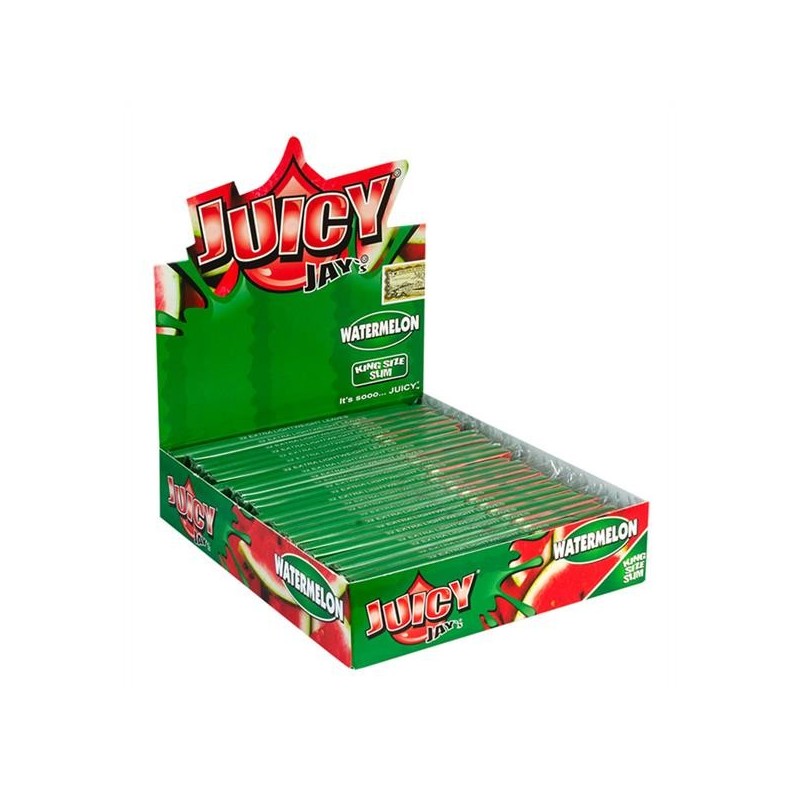 Juicy Jays Paper King Size Slim Watermelon 24er Box