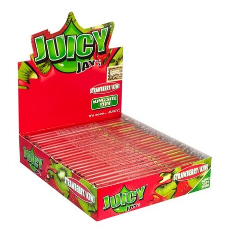 Juicy Jays Paper King Size Slim Strawberry Kiwi 24er Box