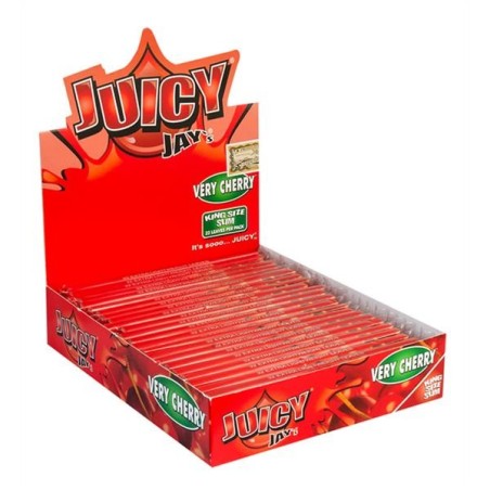 Juicy Jays Paper King Size Slim Very Cherry 24er Box