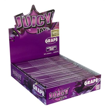 Juicy Jays Paper King Size Slim Grape 24er Box