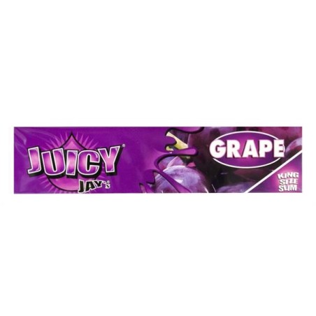 Juicy Jays Paper King Size Slim Grape 24er Box