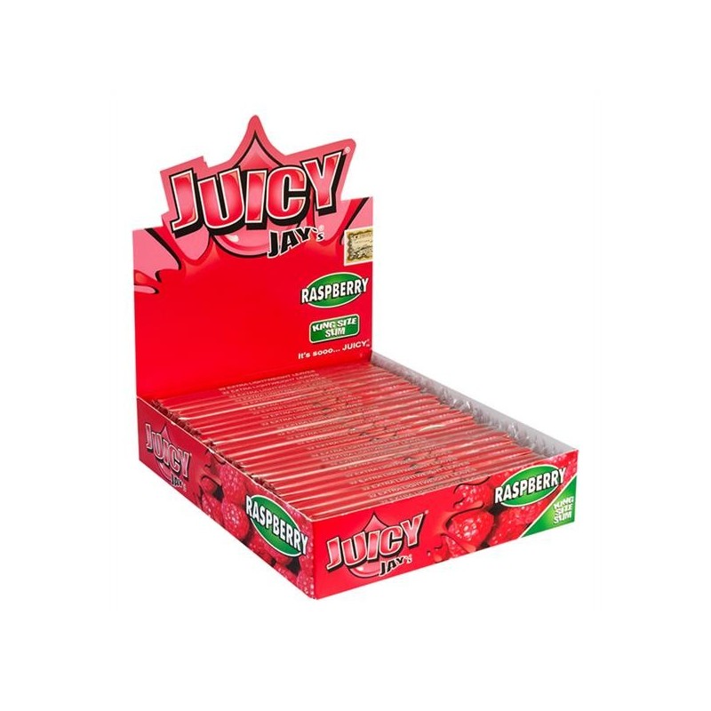 Juicy Jays Paper King Size Slim Rasperry 24er Box