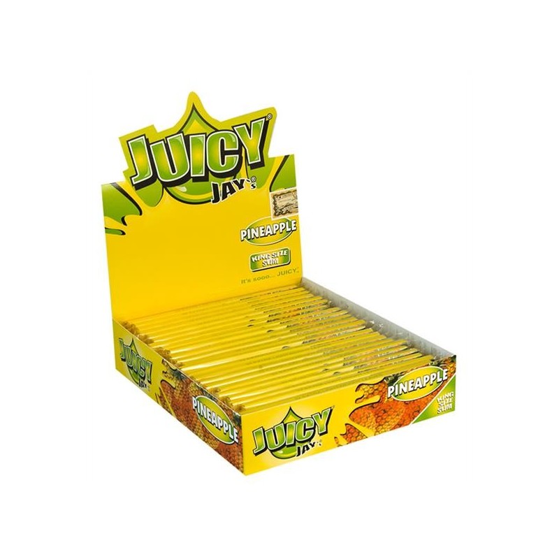 Juicy Jays Paper King Size Slim Pineapple 24er Box