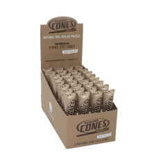 CONES King Size Natural Cones ungebleicht - 3er Pack - 32er Box