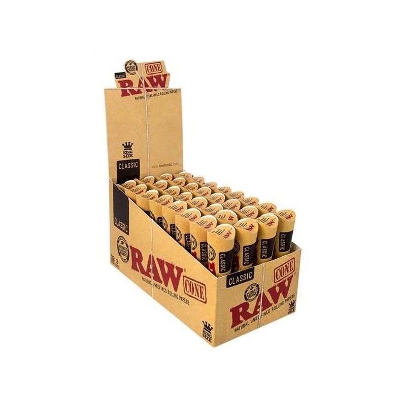 RAW Classic Kingsize Cones - 3er Pack - 32er Box