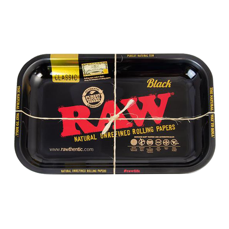 RAW Rolling Tray Black small