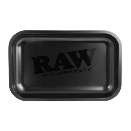 RAW Rolling Tray Black Matt small