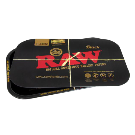 RAW Black Cover for Rolling Tray small