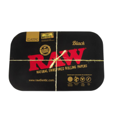 RAW Black Cover for Rolling Tray small