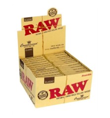 RAW Classic Connoisseur King Size Slim Paper and Tips - Box of 24