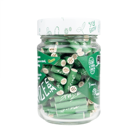 PURIZE Glass XTRA Slim Ø5,9mm 100 pcs Green