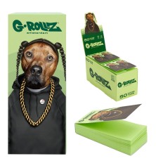 G-Rollz Pets Rock Rap Green Filter Tips - Box of 24