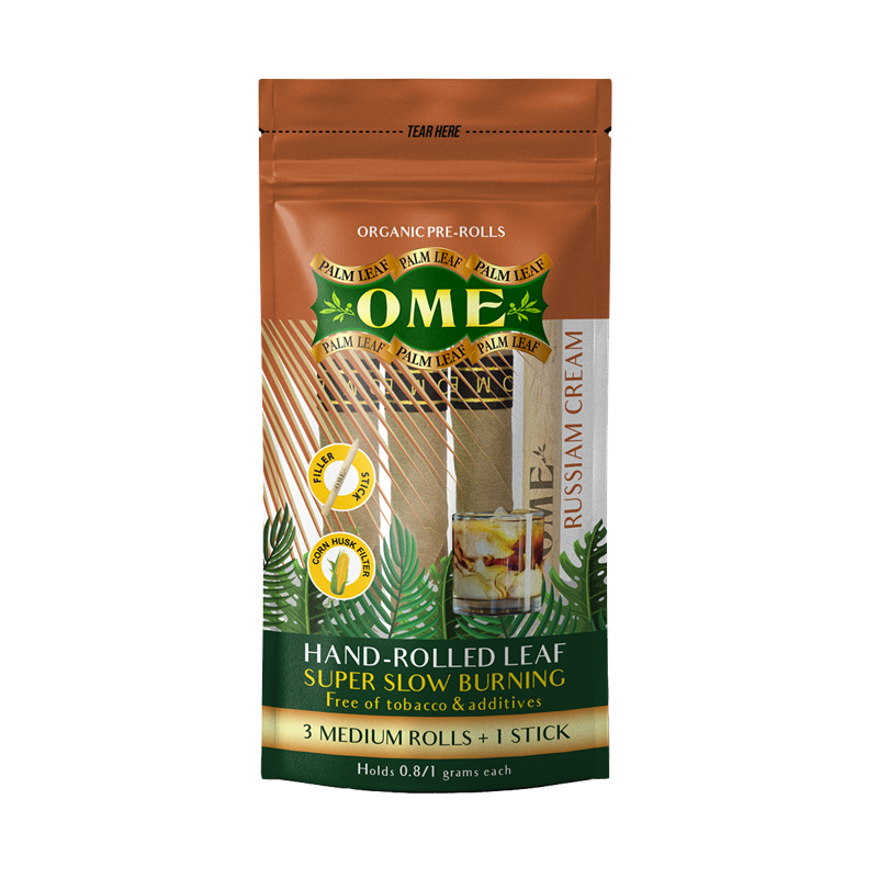 OME Pre-Rolls Palm Leaf Medium Russian Cream 3 pcs.