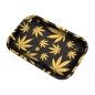 FIRE-FLOW™ Gold Leaves Rolling Tray klein