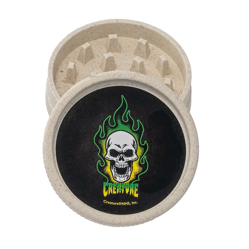 Santa Cruz x Creature Hemp Grinder 2 pcs. white