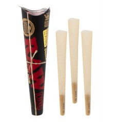 RAW Black King Size Cones - Pack of 3