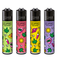 Clipper Lighter 420 Pattern #2 - Set of 4